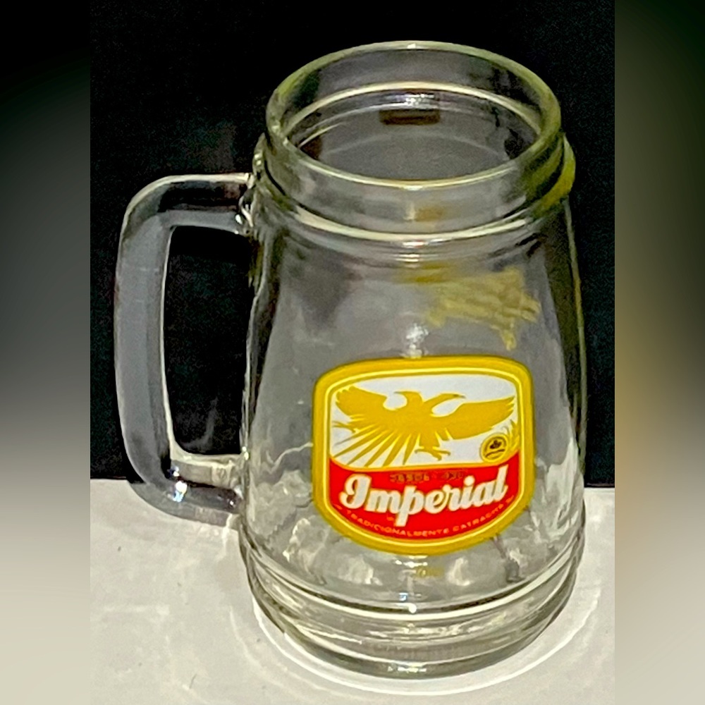 5.25” Imperial Beer Barrel Mug With A Handle From Costa Rica *Unique Stein*